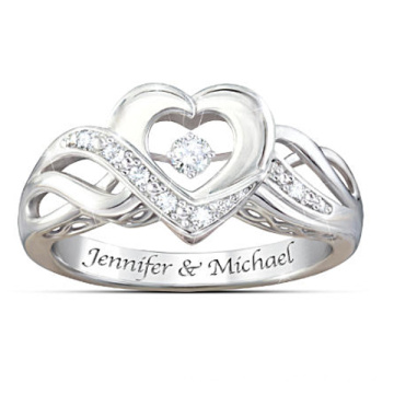 Joyería caliente del anillo de diamante del baile de la plata esterlina de las ventas 925